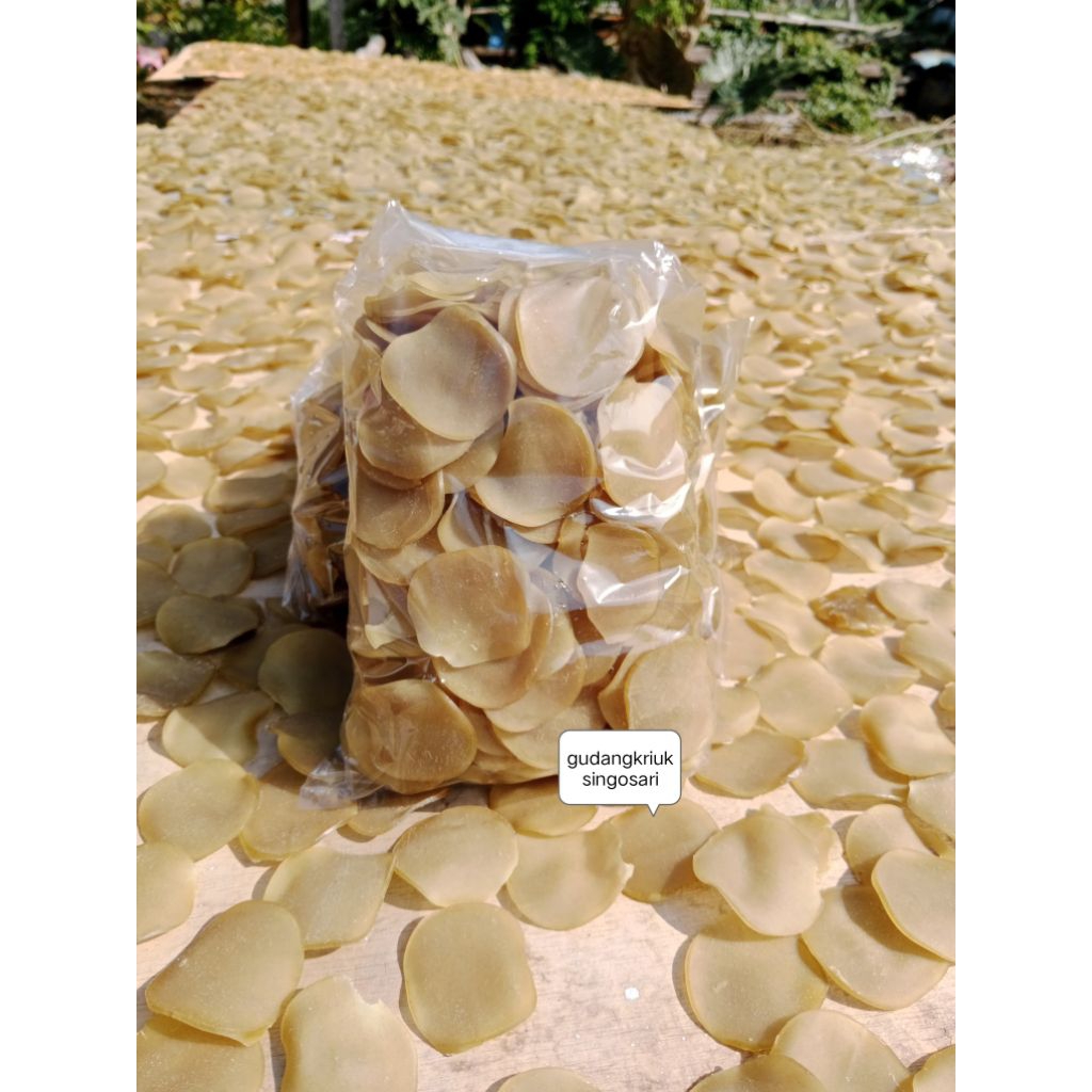 

kerupuk bawang 500gr(gurih&renyah) kerupuk/camilan/bawang/laukmakan/gudangkriuk