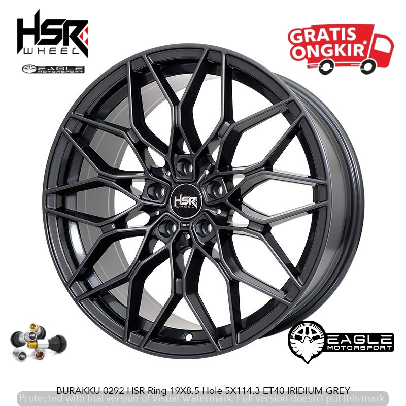 Velg Mobil Ring19 HSR BORAKKU Lexus Alphard Camry dll r19