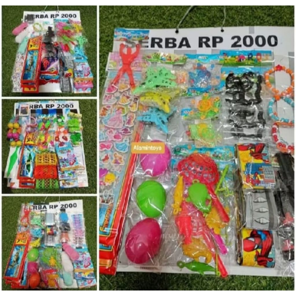 Grosir mainan renteng serba 1000 2000an isi 50 pcs siap jual#mainananakanak#mainanrenteng