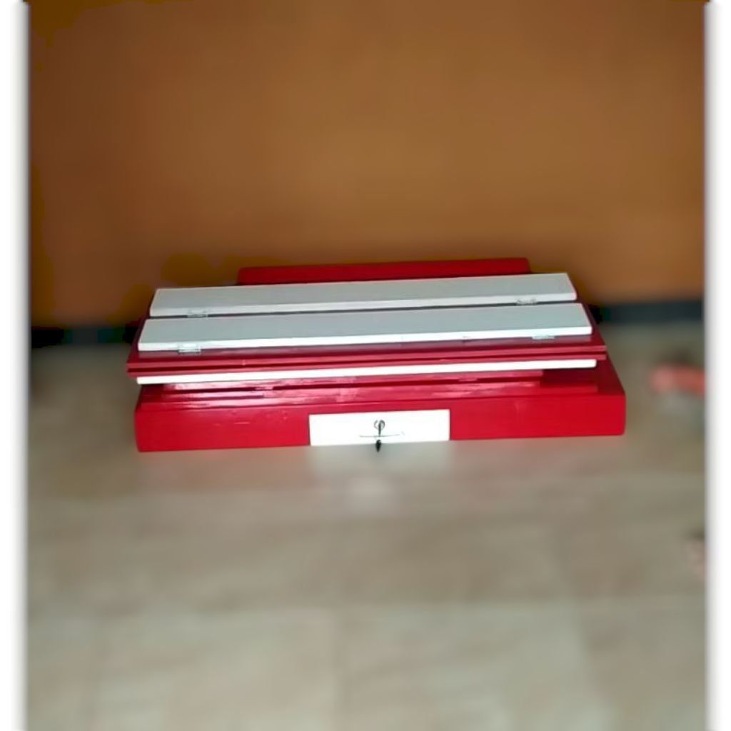 meja kasir minimalis bongkar pasang/ meja kerja/ meja warung toko rak depan