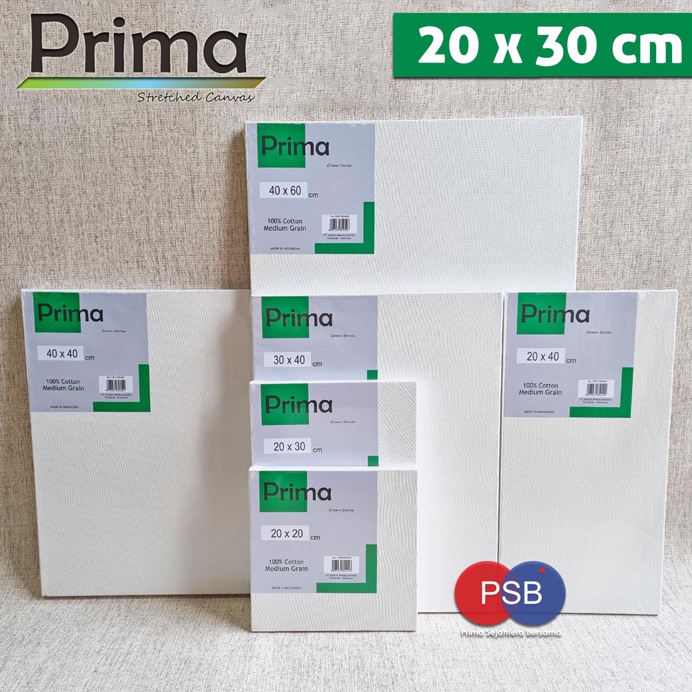 

KODE E43S Kanvas Lukis Prima 2x3 cm Green Series Painting Canvas
