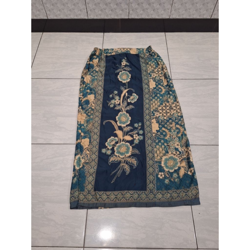 preloved rok batik rok kebaya bahan semi sutra licin