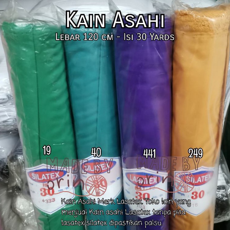 KODE G47L Kain Asahi 1 Roll Gulungan Lasatex Kain Furing Asahi