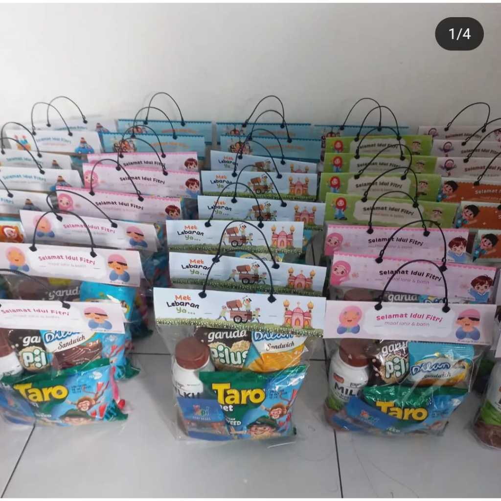 Label snack lipat (include plastik + tali)