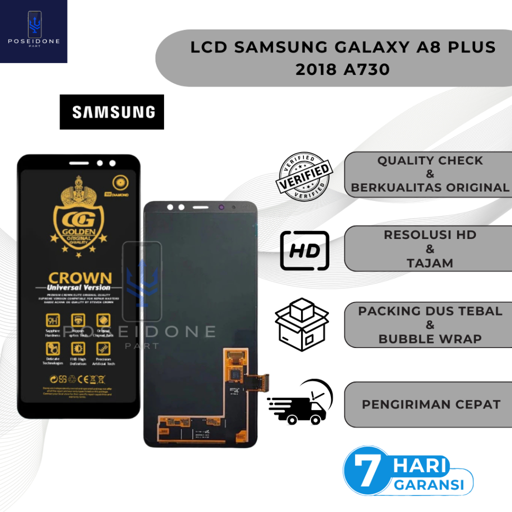 LCD TOUCHSCREEN SAMSUNG GALAXY A8 PLUS 2018 A730 ORIGINAL