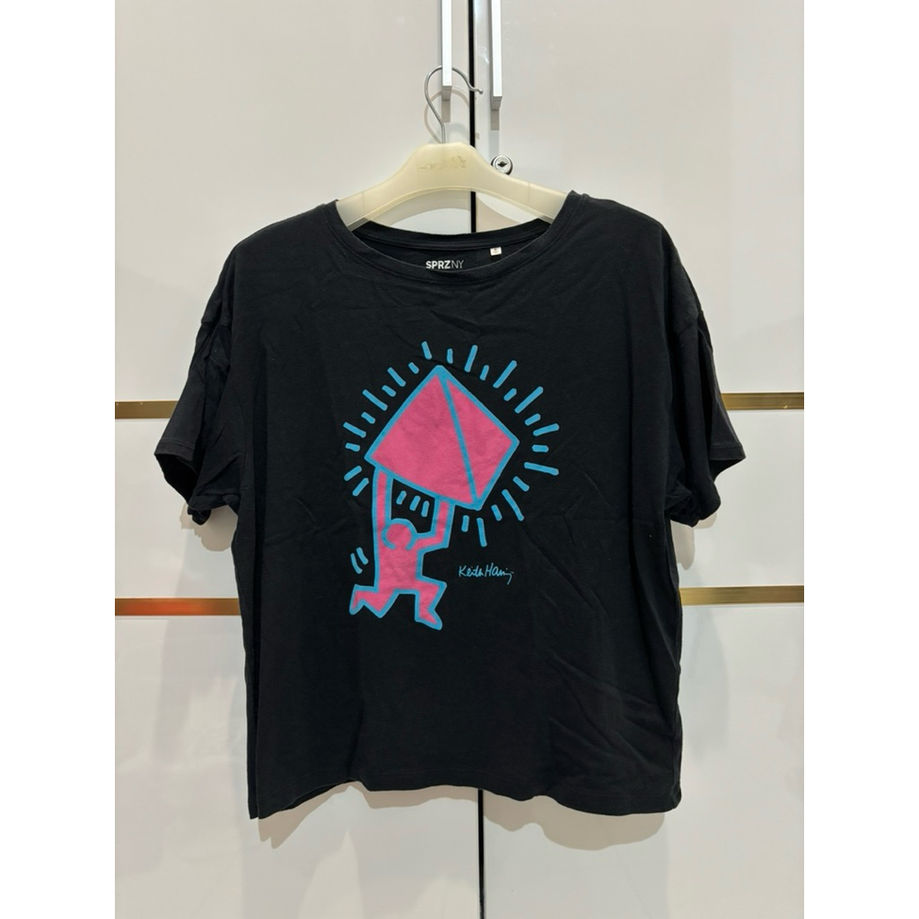 Kaos Tshirt cewek Uniqlo x Keith Haring