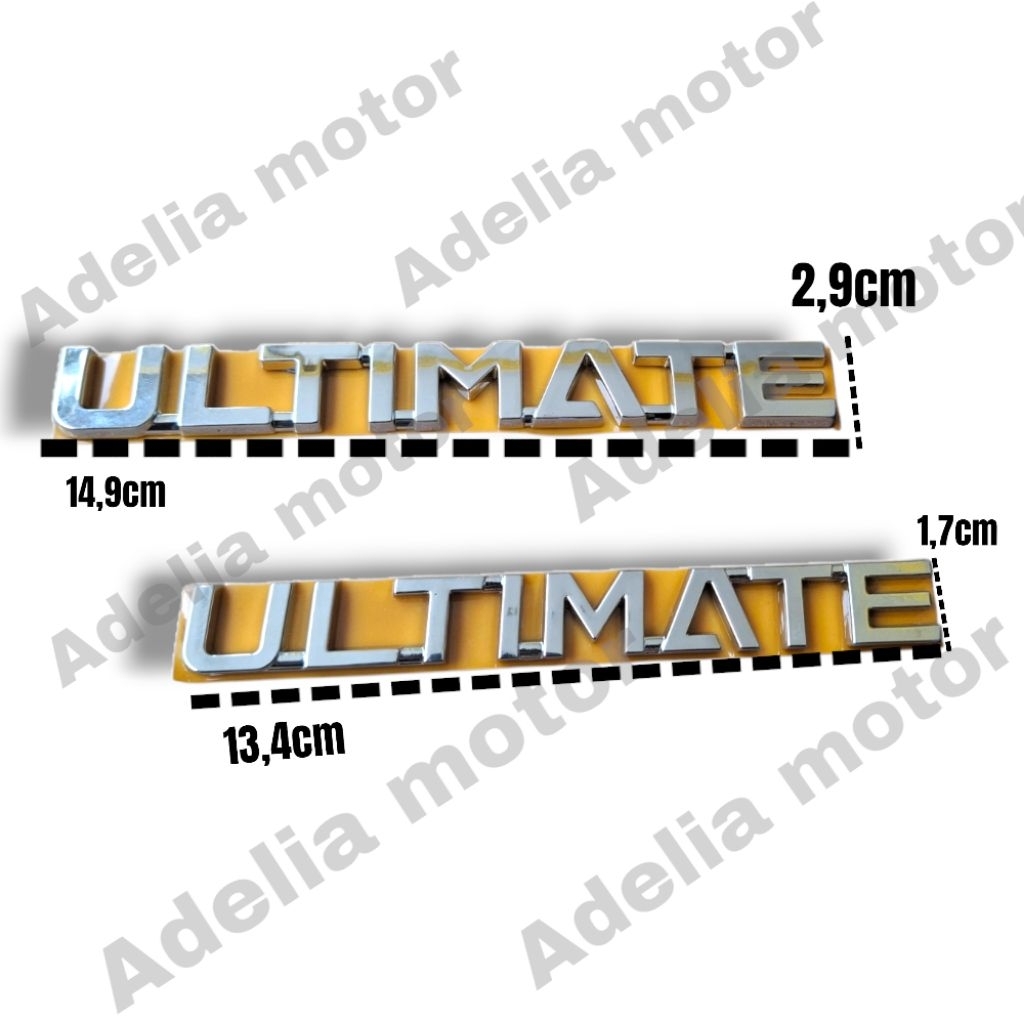 Emblem ULTIMATE emblem tulisan bagasi ultimate xpander original