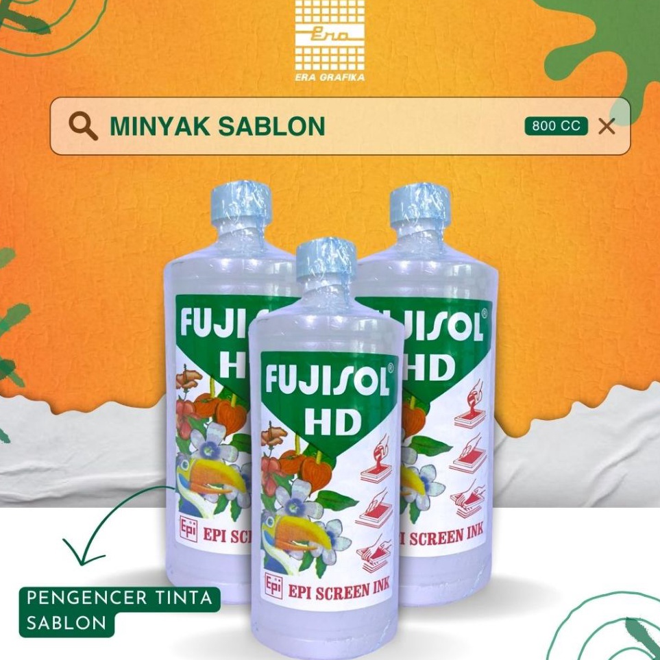 

KODE L57L MINYAK SABLON PENGENCER TINTA SABLON FUJISOL HD M4 1 8CC