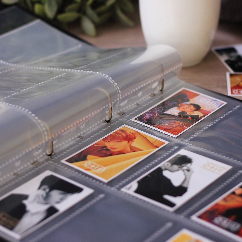 

KODE O24K Bantex Photocard Collector Pocket Sleeve A4 9P One Side 2159 8