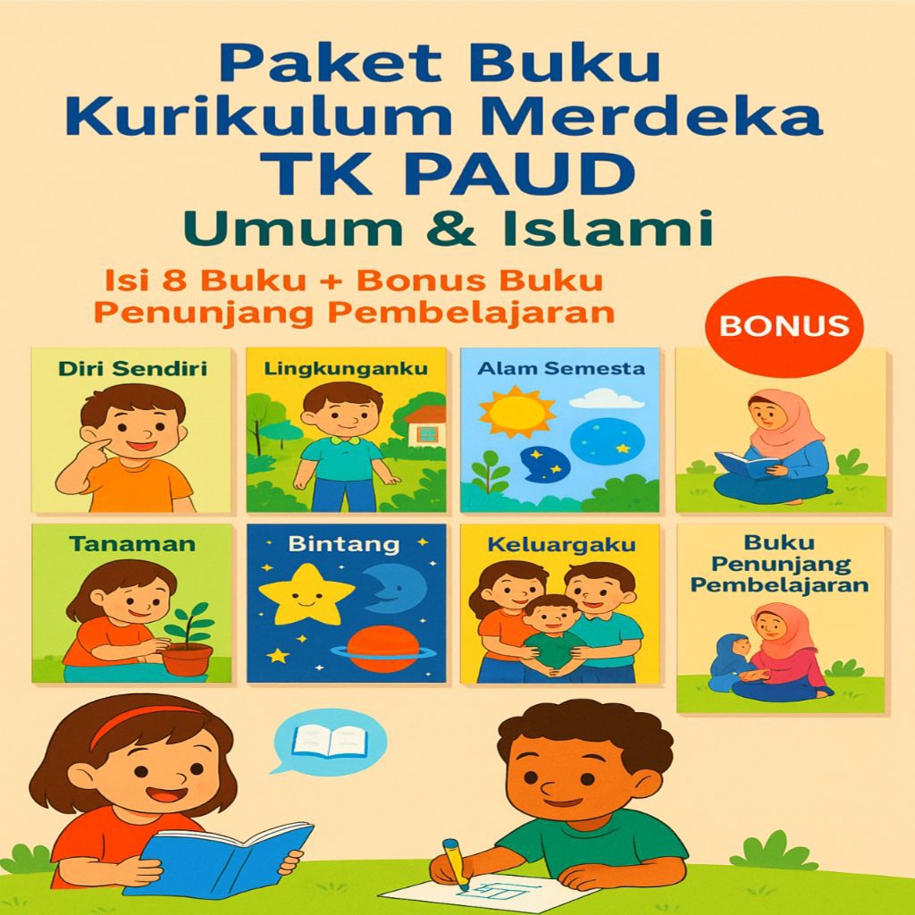 BONUS++BUKU KURIKULUM MERDEKA TK PAUD - MERDEKA BELAJAR