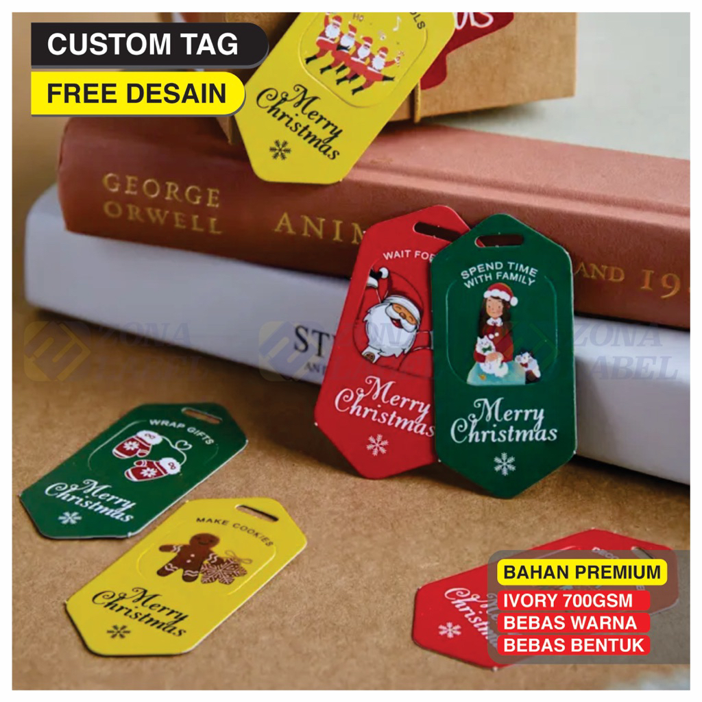 

( Free Desain ) Hangtag Pakaian Distro / Hangtag Premium Untuk Baju Celana Hijab