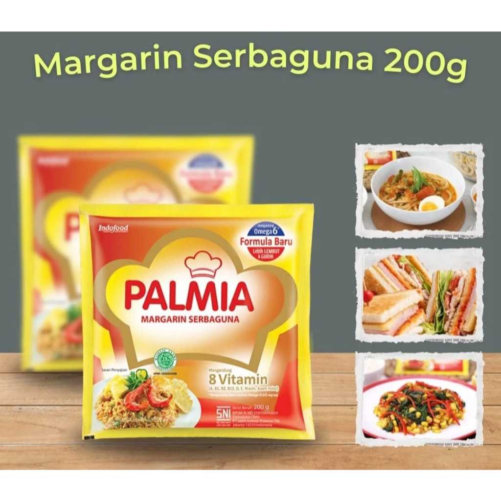 

mentega palmia margarine serbaguna sachet 200 gr