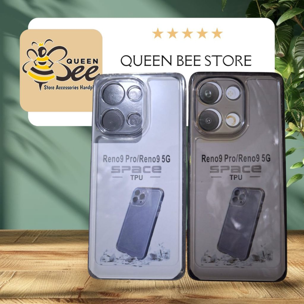 Softcase Casing OPPO Reno9 Pro/Reno9 5G BENING Trasparan Pelindung belakang HP+Camera