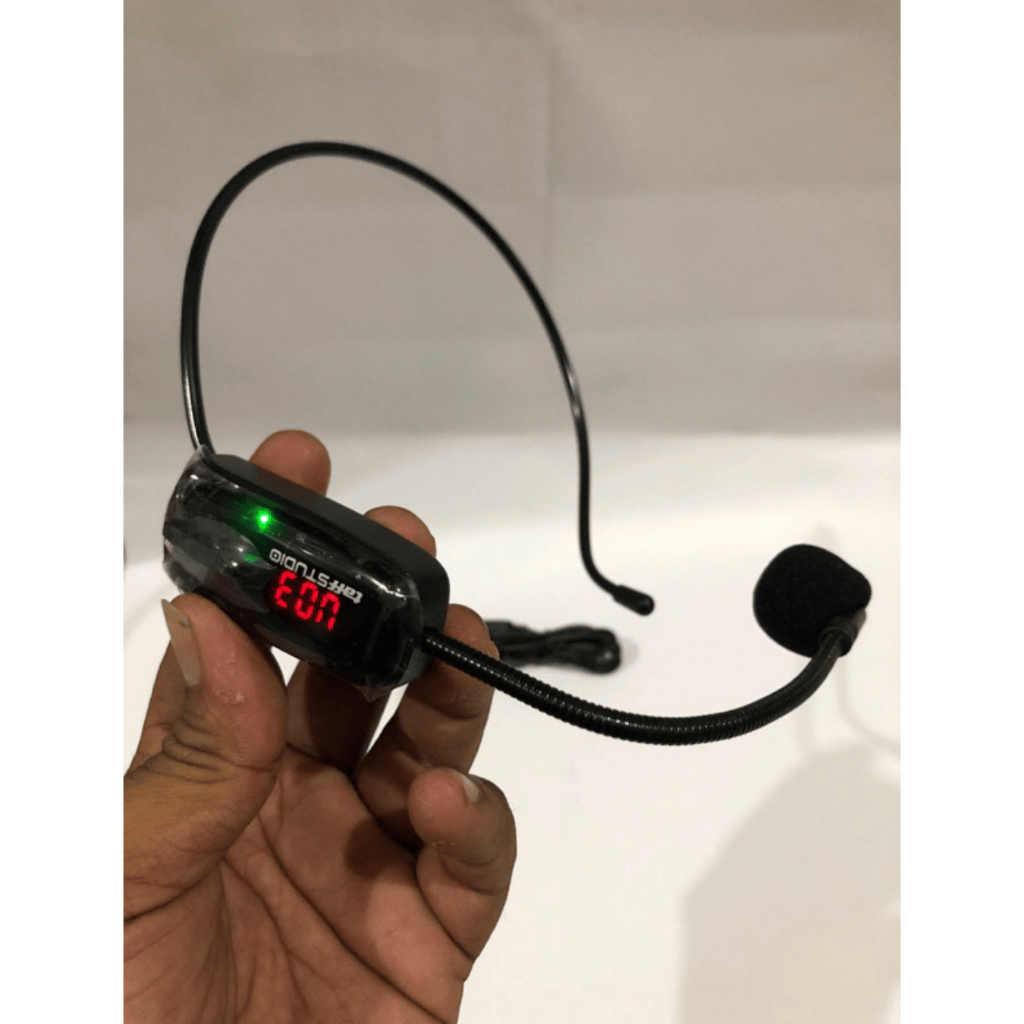 NEW COD TaffSTUDIO Microphone Mik bando Wireless Karaoke konten kreator youtuber Imam Masjid