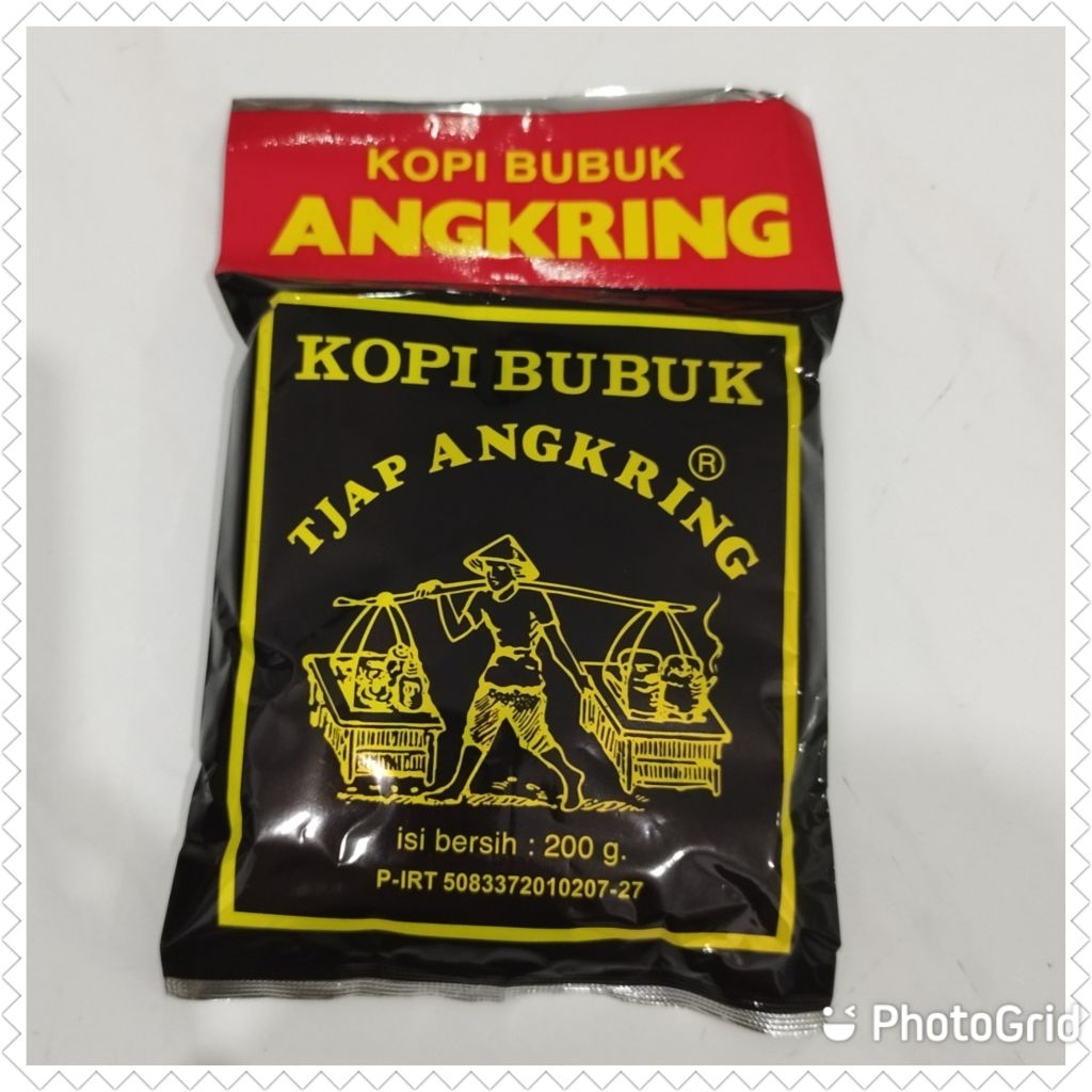 

Kopi Bubuk Tjap Angkring Toko Podjok Pasar Gedhe Solo 200gr
