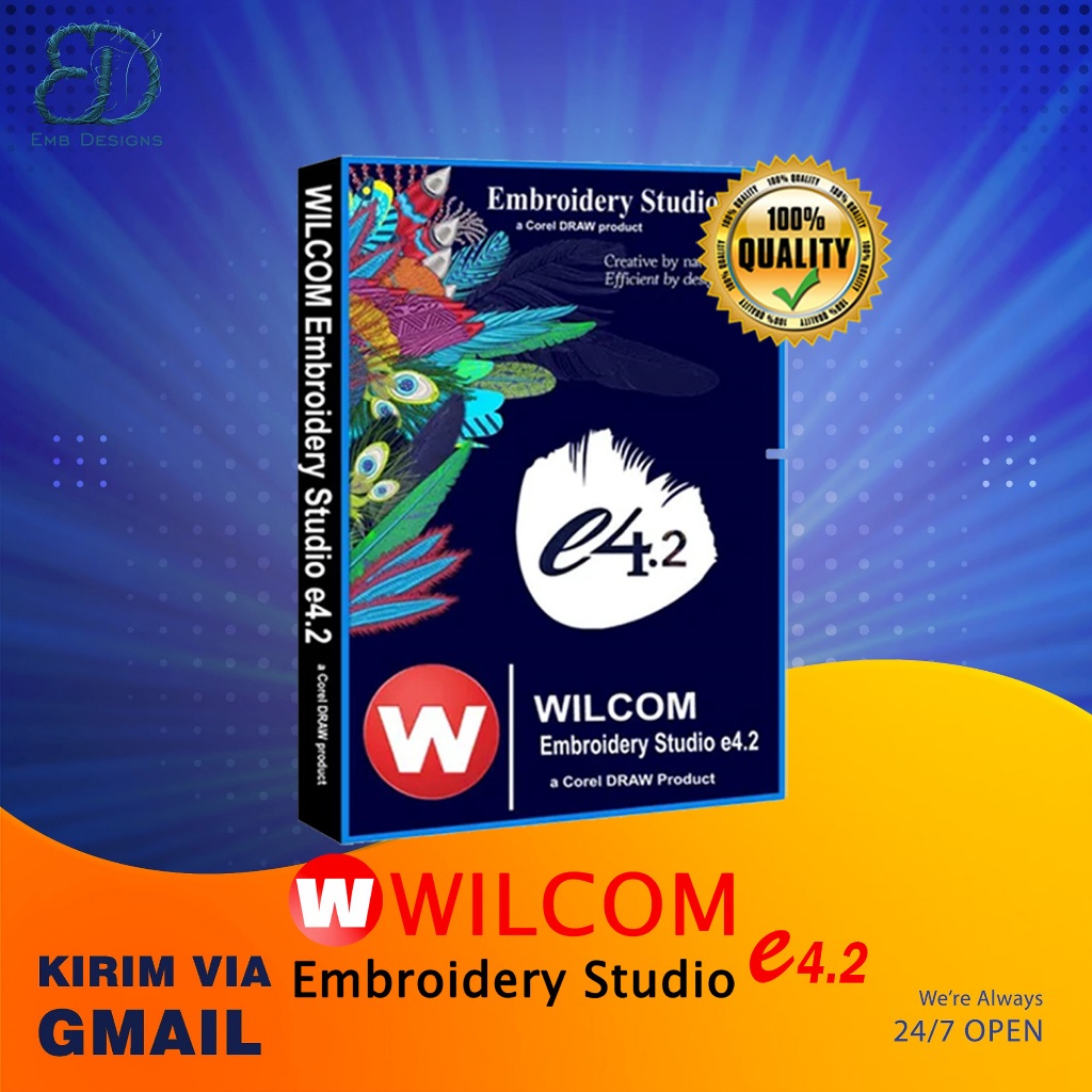 Wilcom E4.2 Embroidery Studio Software