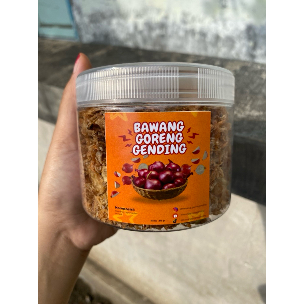 

Bawang goreng premium asli (tanpa campuran tepung) 100 gram