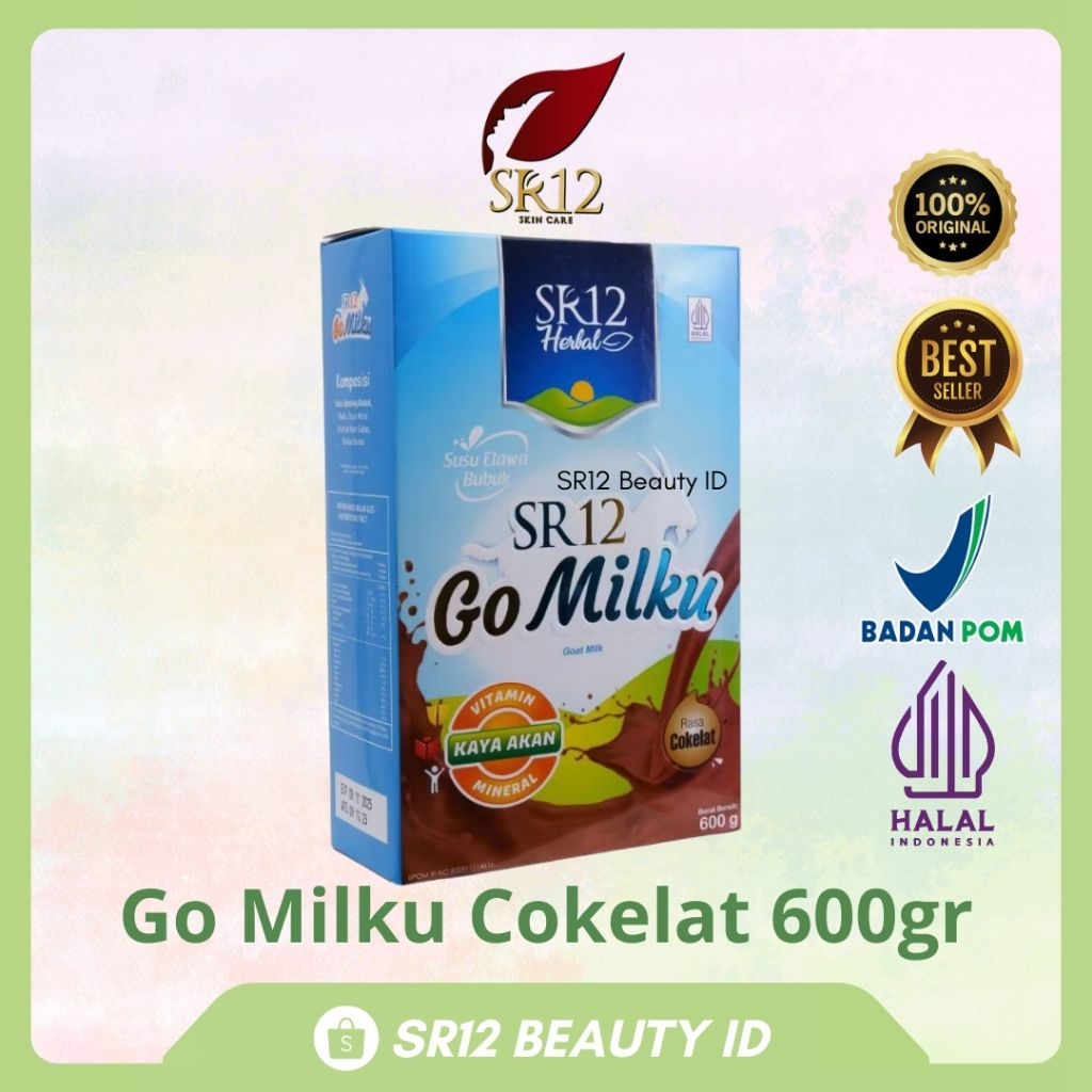 

Go Milku COKELAT 600gr Susu Kambing Etawa | SR12 Beauty ID