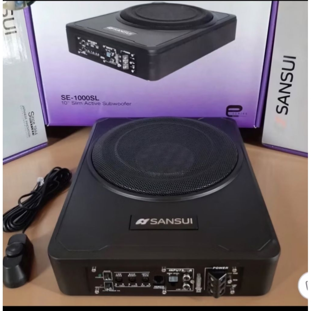 subwoofer kolong sub kolong mobil sansui 10inch