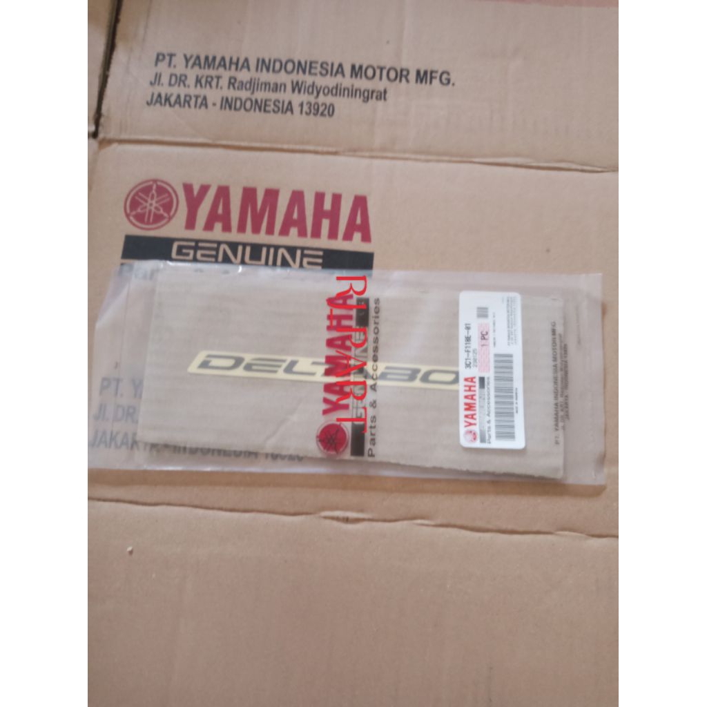 Emblem Deltabox Original Genuine Yamaha Vixion Old / 3C1-F118E-01