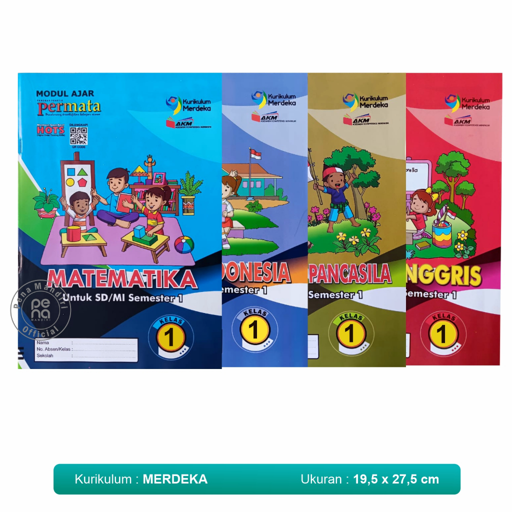 LKS SD KELAS 1 KUMER - LKS PERMATA KELAS 1 KURIKULUM MERDEKA SEMESTER 1 DAN 2
