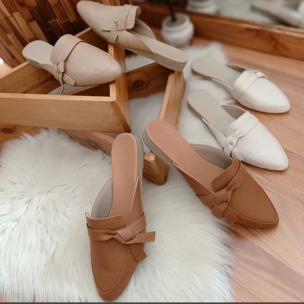 [PAPARILLO]Tutong Kulit/Tutong Kulit Asli/ Tutong Wanita Kulit/ Sepatu Sandal kulit/Tutong Garut