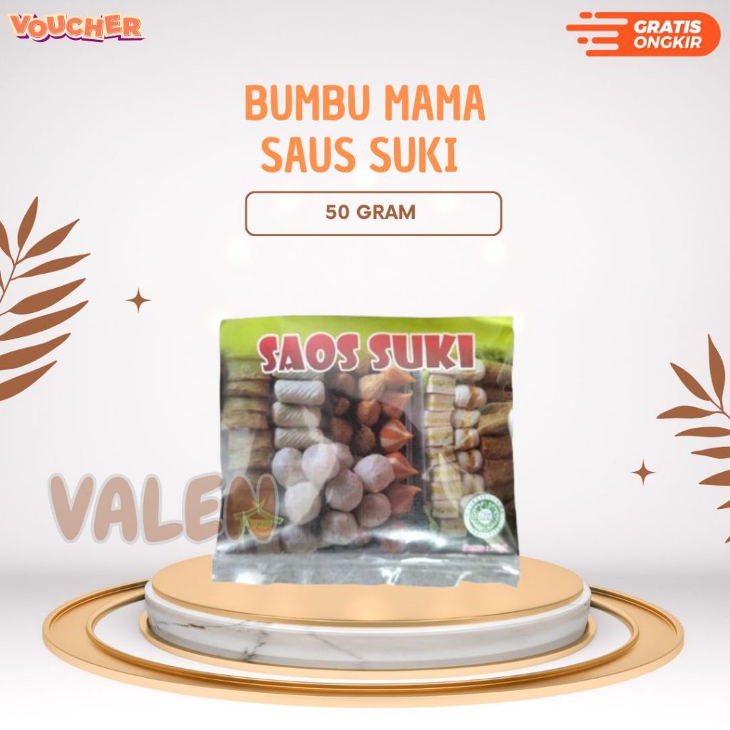 

Bumbu Masak Instan / Bumbu Mama Saos Suki 50 Gr / Halal