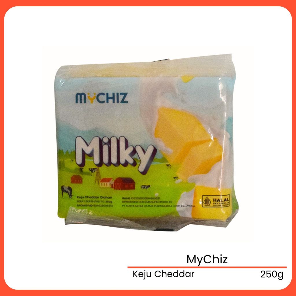 

Mychiz Milky Soft Keju Cheddar Olahan Creamy 250g
