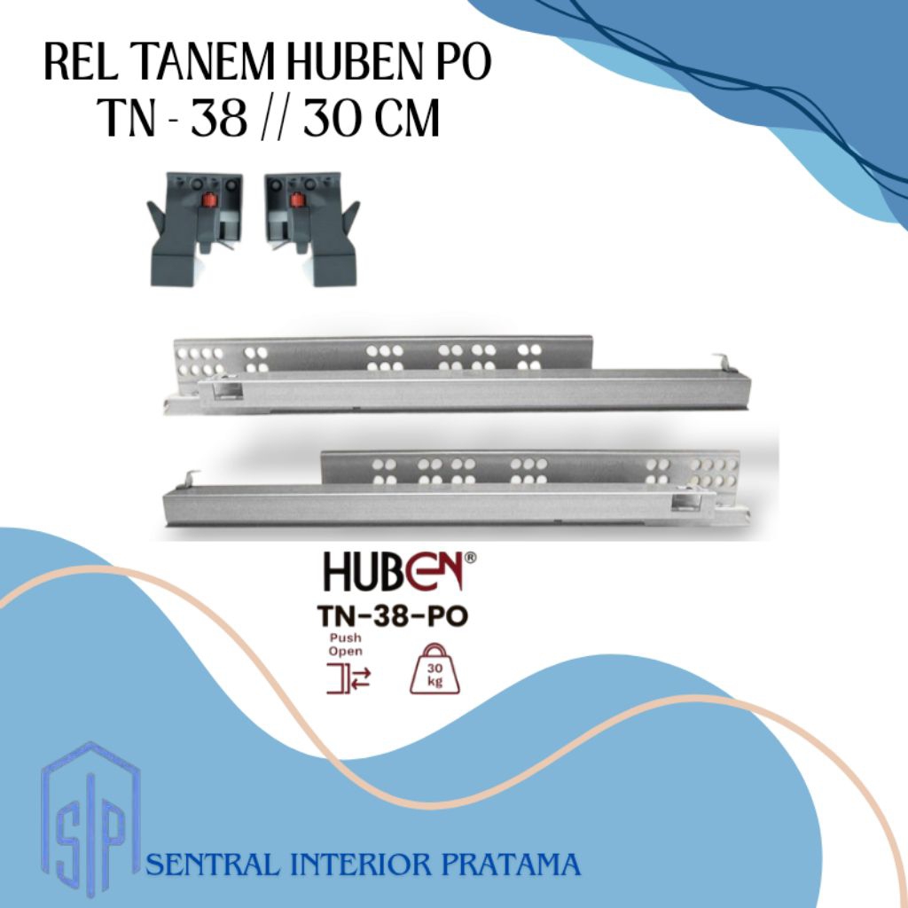 TN 38 - 300 //  REL LACI TANEM HUBEN PUSH OPEN 30CM