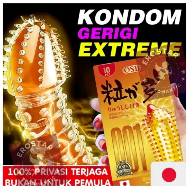 Kondom Impor 001 Bergerigi Tipis Premium/ Harga per pcs