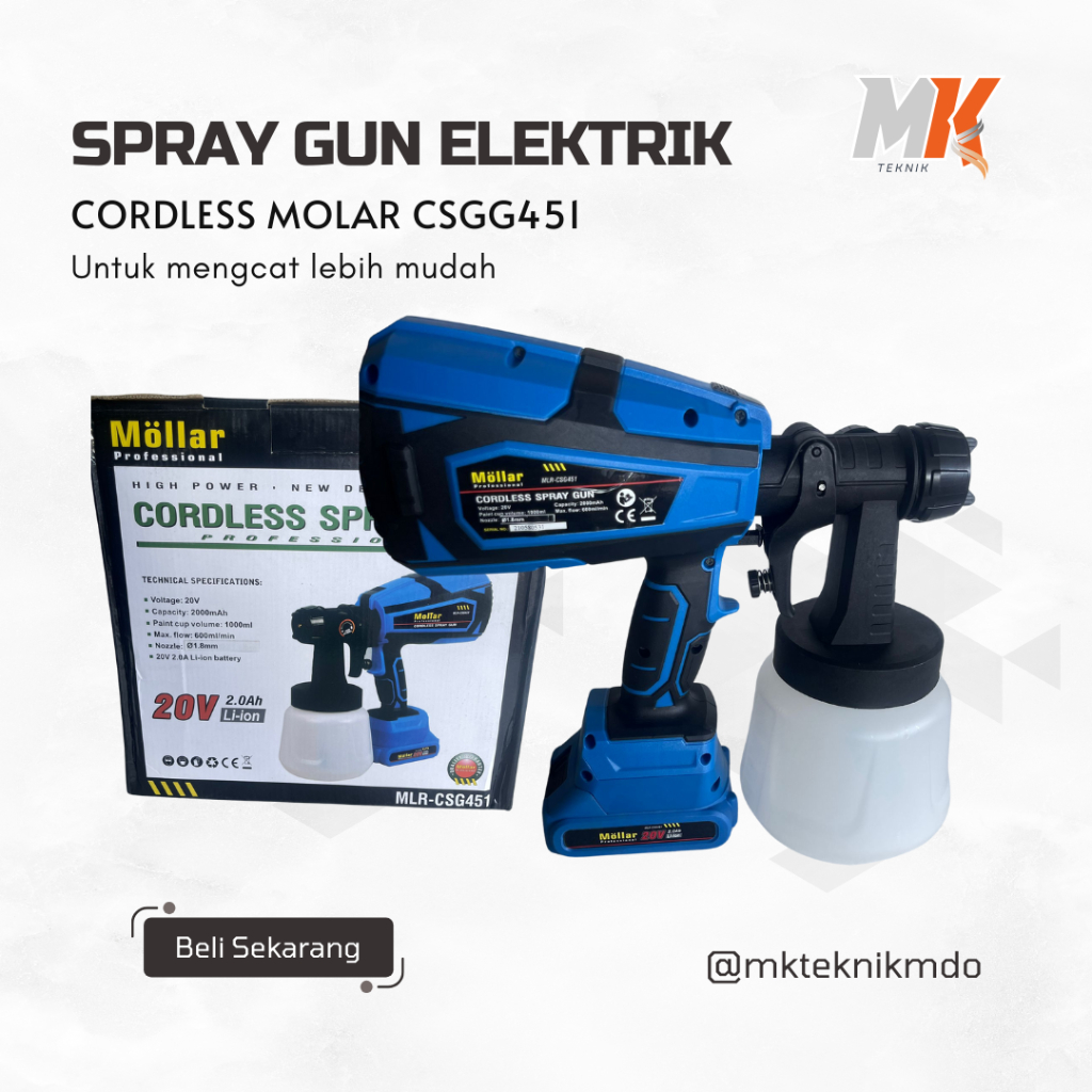 SPRAY GUN ELEKTRIK MOLLAR CSGG451