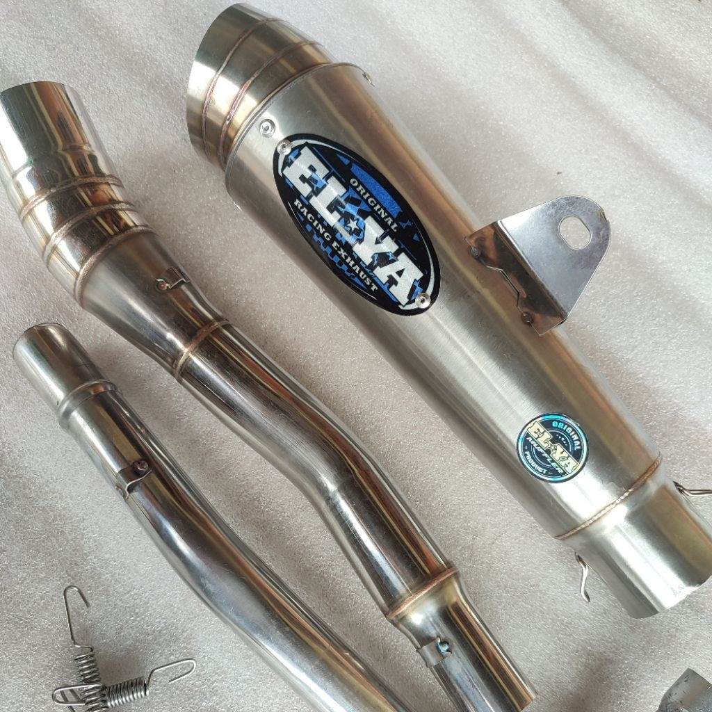 kenalpot racing original ELYA model dpj jigsaw titan pnp Jupiter vega crepten Astrea grand prima ker