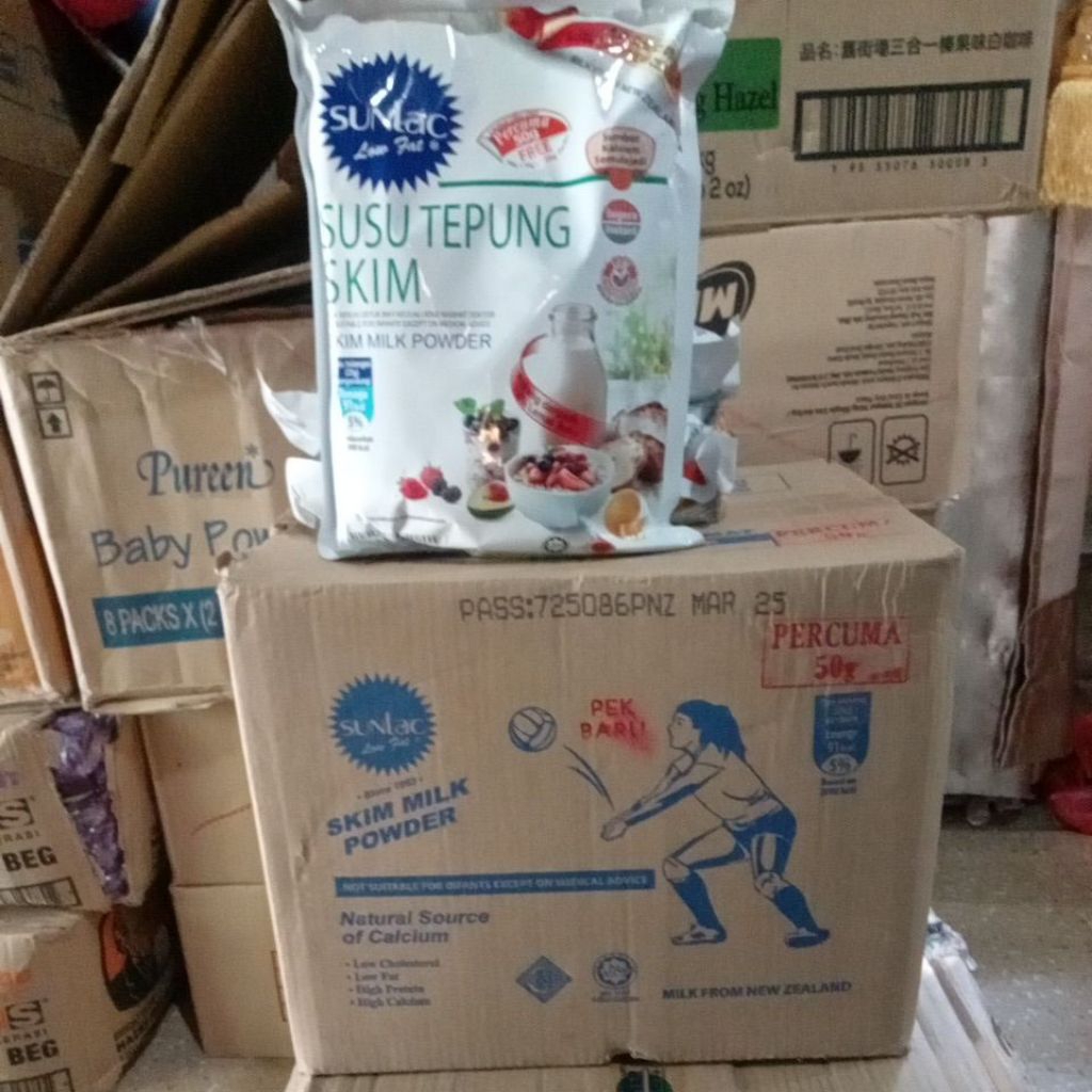

SUNLAC susu tepung skim original malaysia / dus