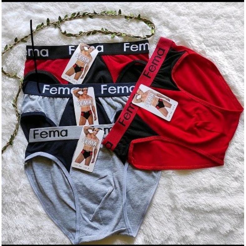 Paket 12 pcs Sempak Chuan Keao | Fema