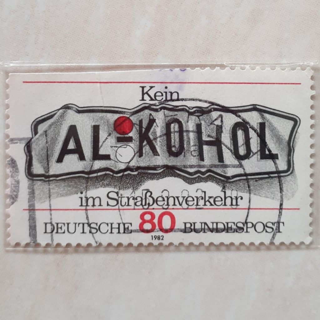 

Perangko Jerman Don't Drink and Drive Campaign Tahun 1982