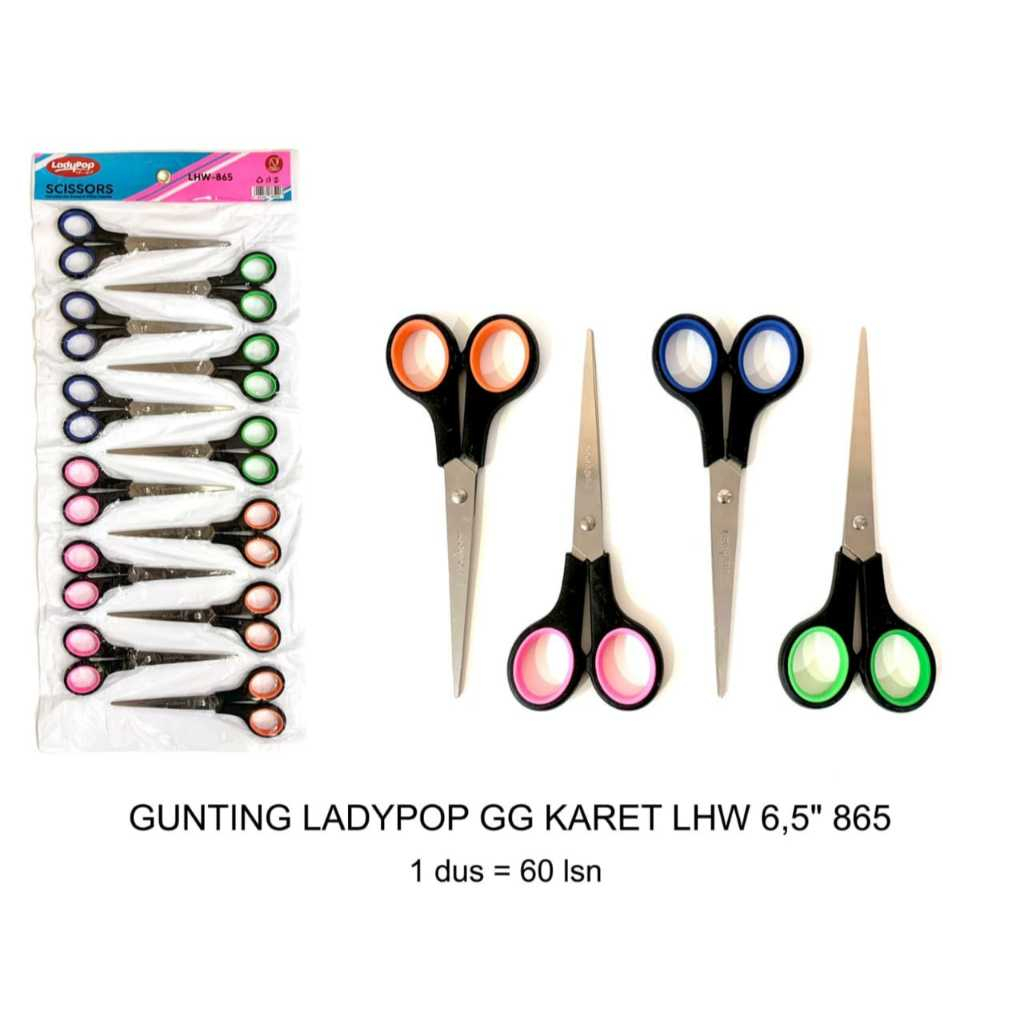 

Gunting Sedang Lady Pop 6.5 INCH (16) CM / Gunting Milton -BOSSCO / Gunting Milton