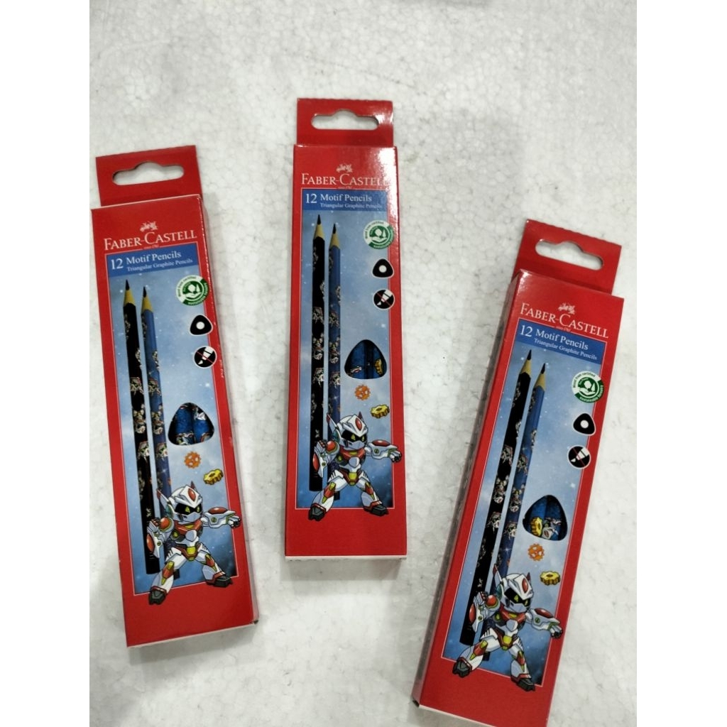 

PENSIL 2B MOTIF ROBOT MERK FABER CASTEL