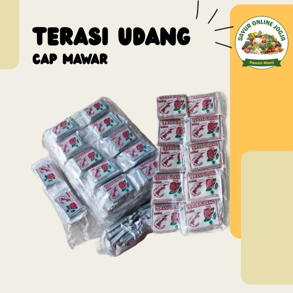 

Terasi udang Mawar terasi enak /pcs - PAWON MAMI SAYUR ONLINE JOGJA