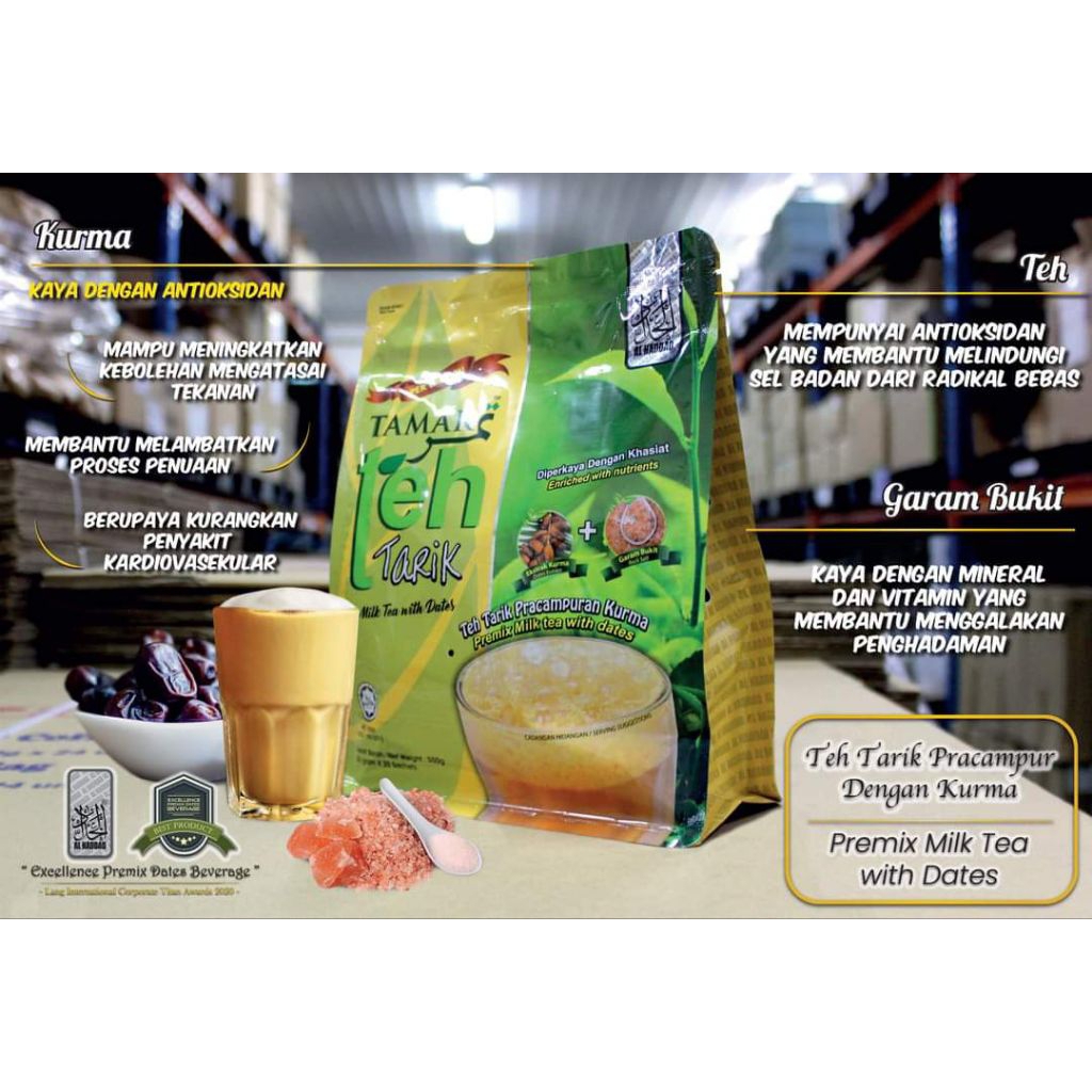 

Teh Tarik ekstrak Kurma