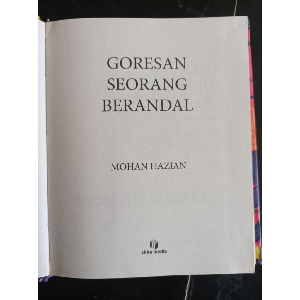 buku goresan seorang berandal