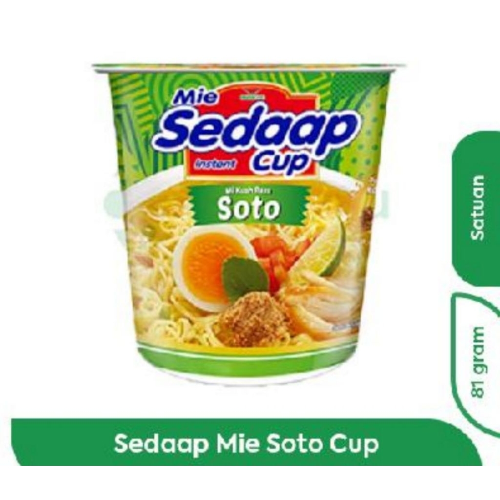 

SEDAAP MI INSTAN SOTO CUP 81gr(1 DUS)