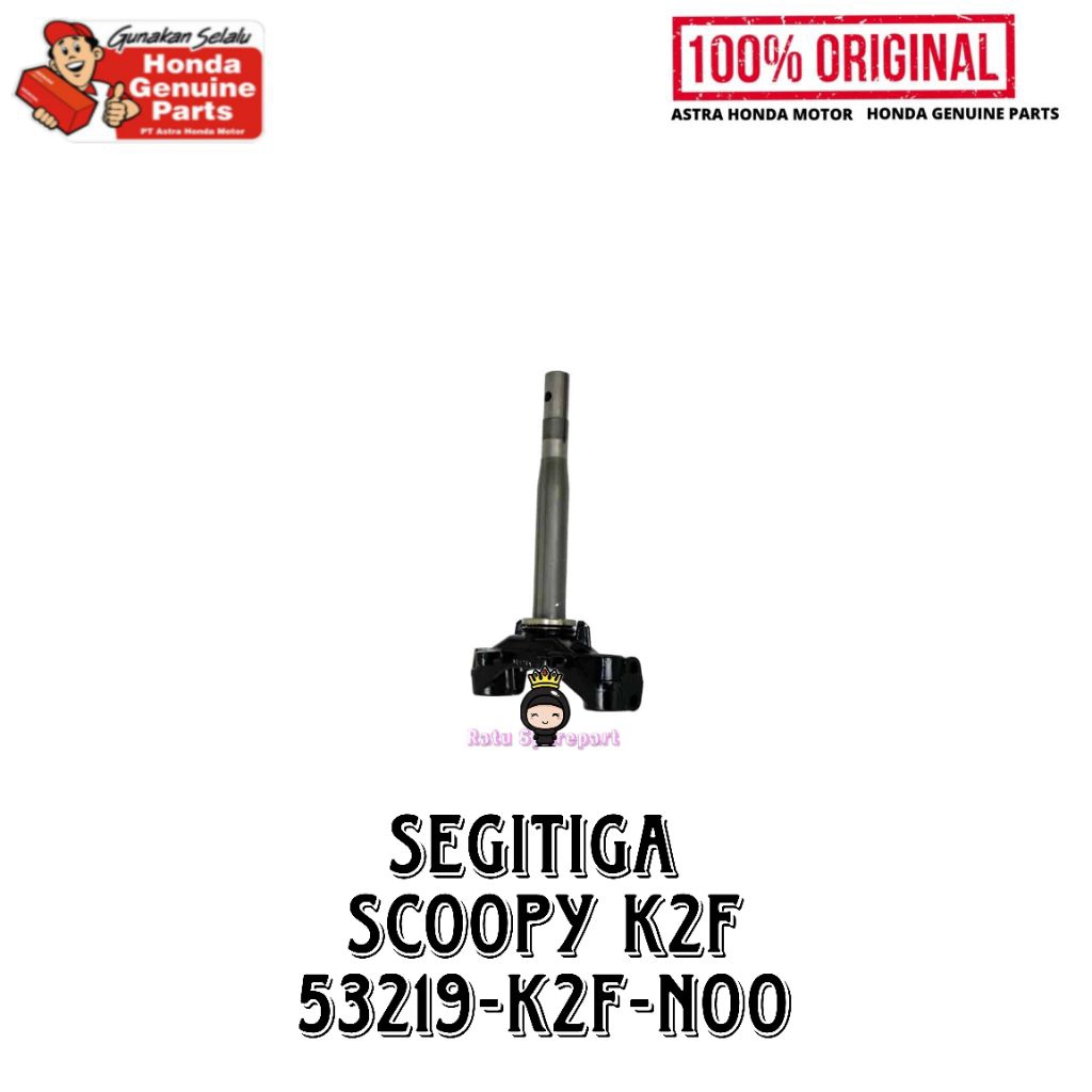 Segitiga Honda Scoopy K2F Original - 53219K2FN00 - Stem Sub Assy Steering Scoopy K2F - Segitiga Hond