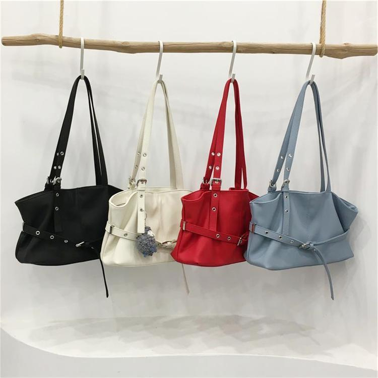 SweetSally - Jessy Tote Bag Wanita Korea / Shoulder Casual Bag / Tas Jinjing Korean Premium Hitam