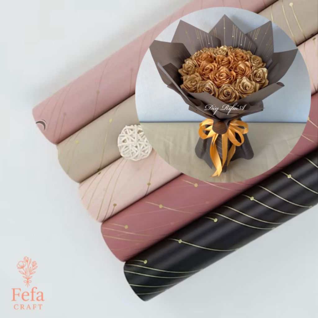 

KERTAS BUKET BUNGA METEOR STARLIGHT / FLOWER WRAPPING PAPER CELLOPHANE / BUNGKUS BUNGA