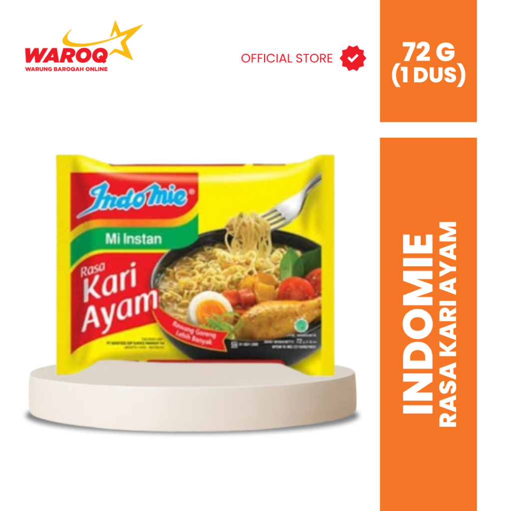 

INDOMIE KUAH RASA KARI AYAM 72GR (DUS)