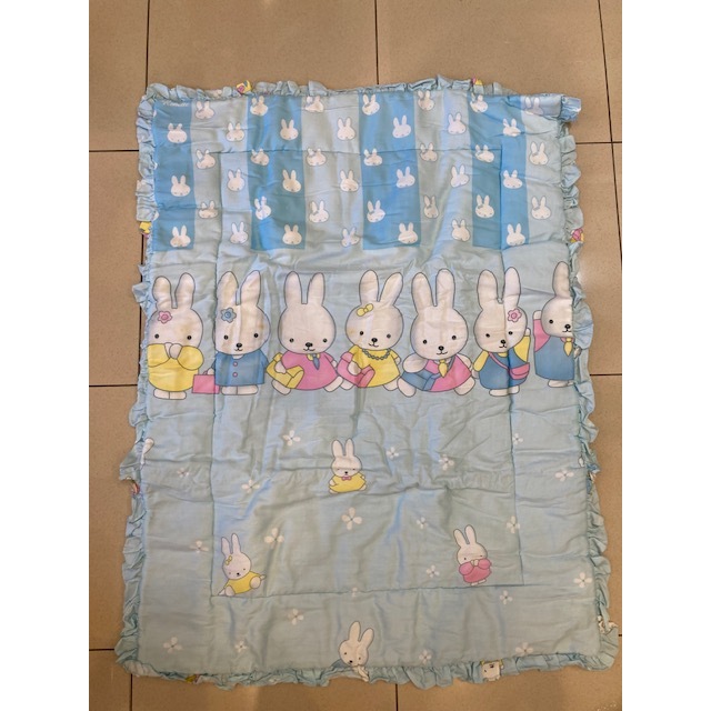 Selimut Bayi Anak Motif Kelinci Biru Bekas