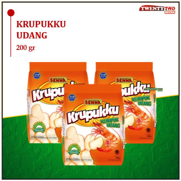 

[6 X]Krupukku Udang 200 Gr ( Isi 6 Pcs )