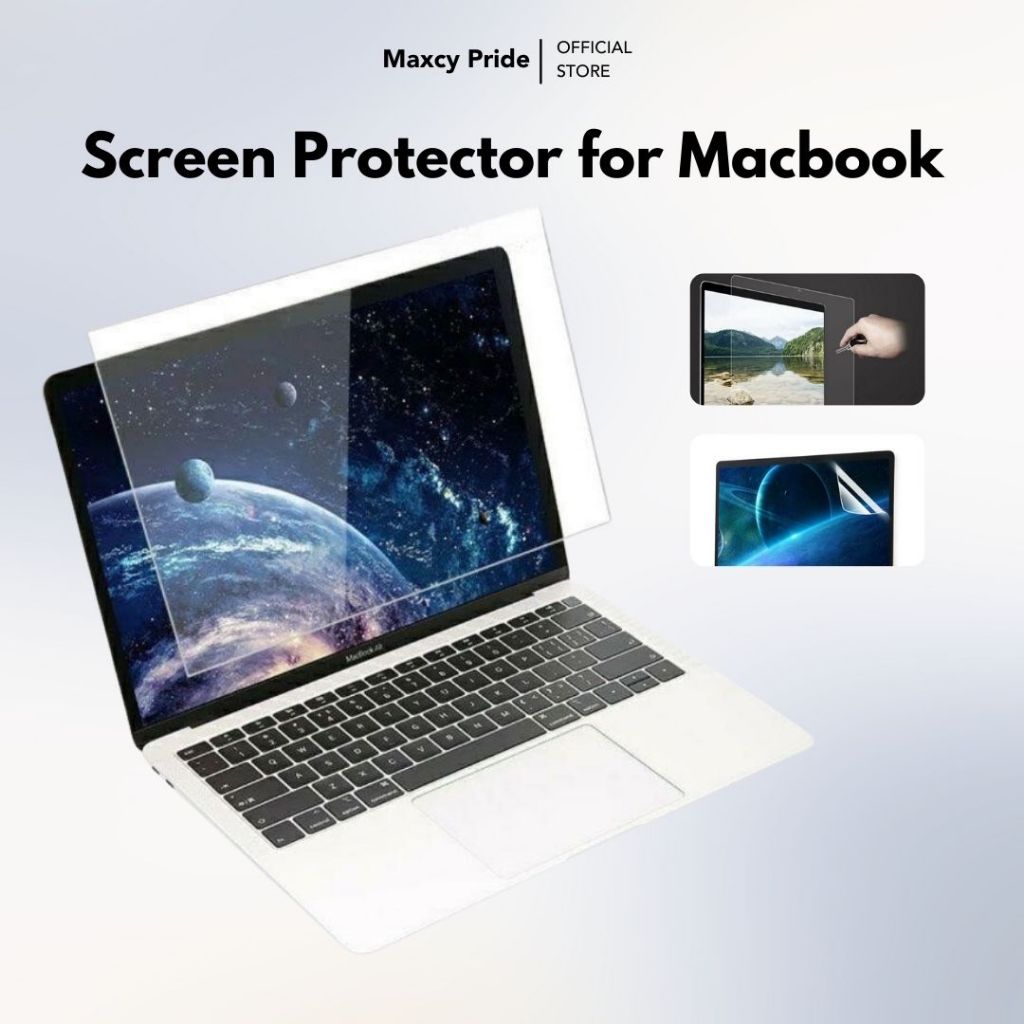 Screen Protector Anti Gores MACBOOK 
 New Air Pro M1 M2 Pelindung Layar Macbook New Air Pro Retina 2