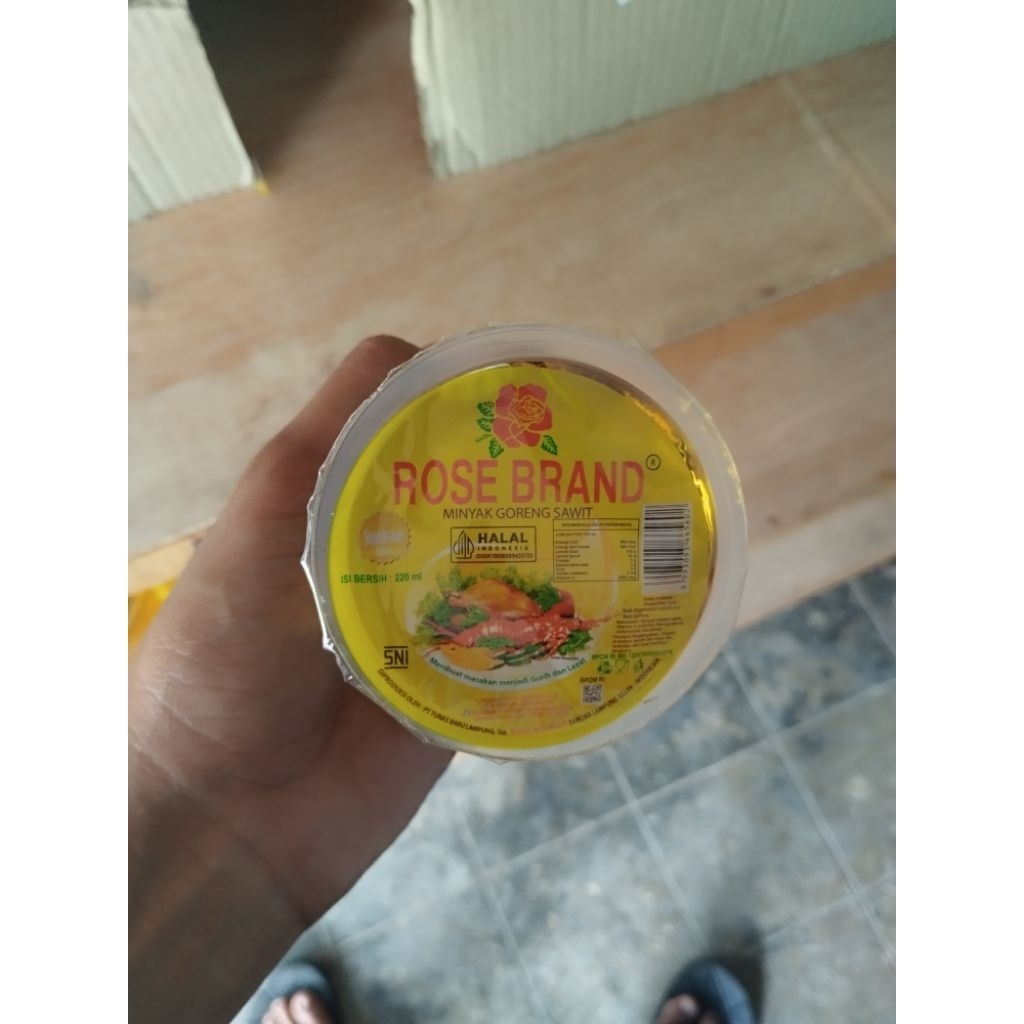 

minyak Goreng Rose Brand ukuran 220 ml