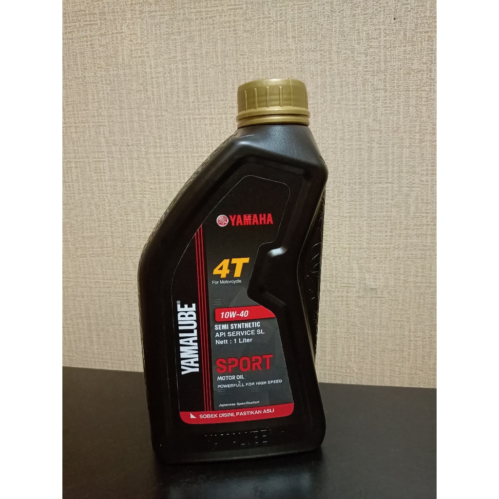 [ORI 100%] OLI YAMAHA YAMALUBE SPORT 1L : 10W - 40 / API SL OIL MOTOR ENGINE 4T